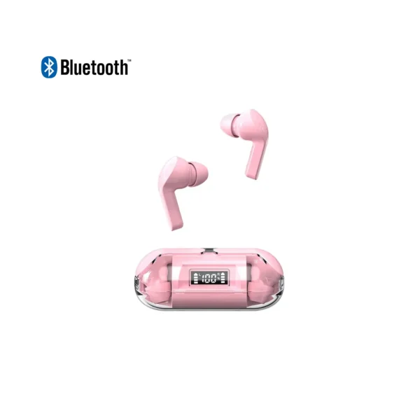 audífonos bluetooth TM20 color rosado
