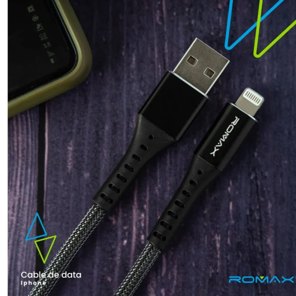 cable para iphone romax resistente