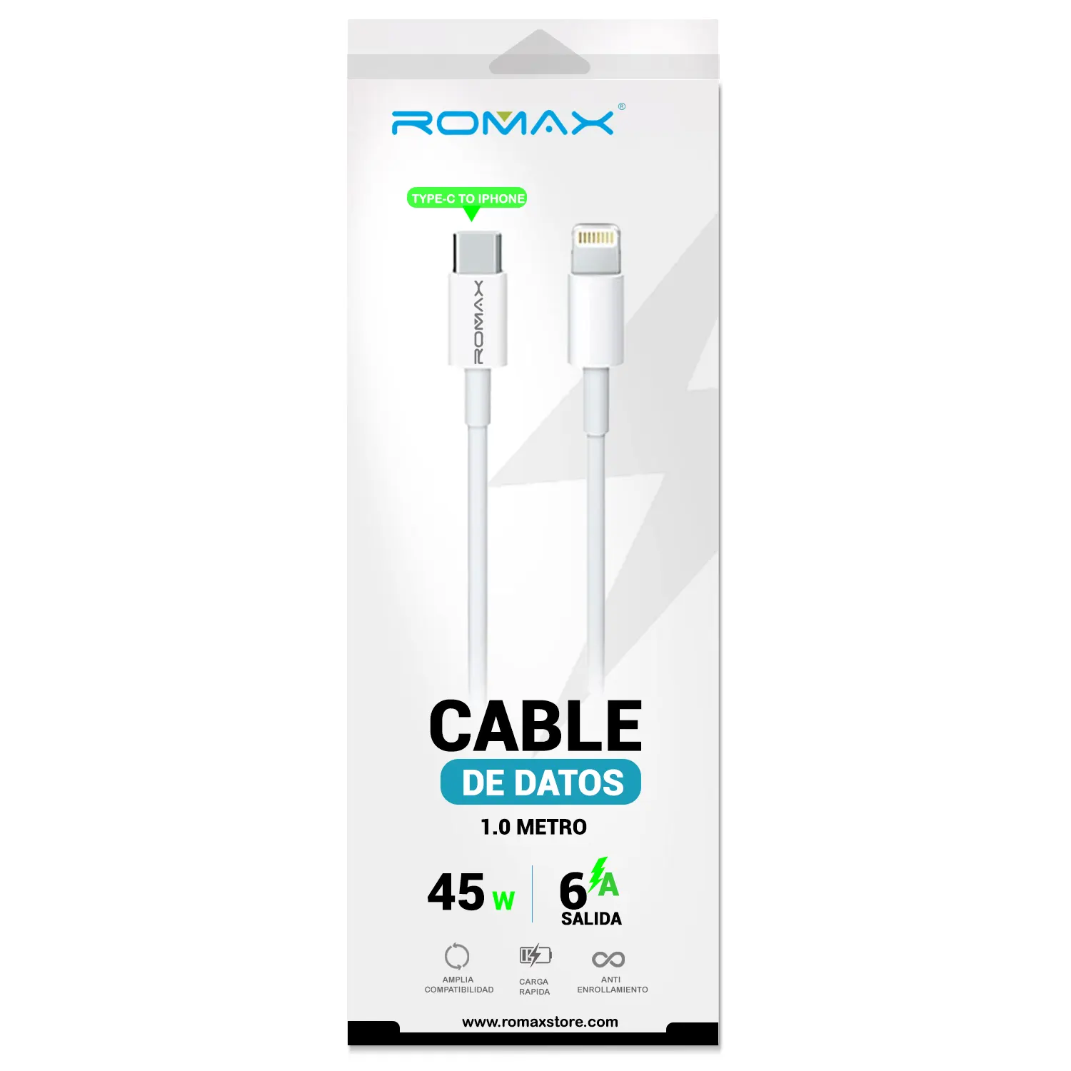 Cable Tipo C para iPhone-ROMAX – smartMarketPiura