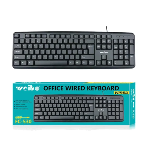 teclado office wired weibo