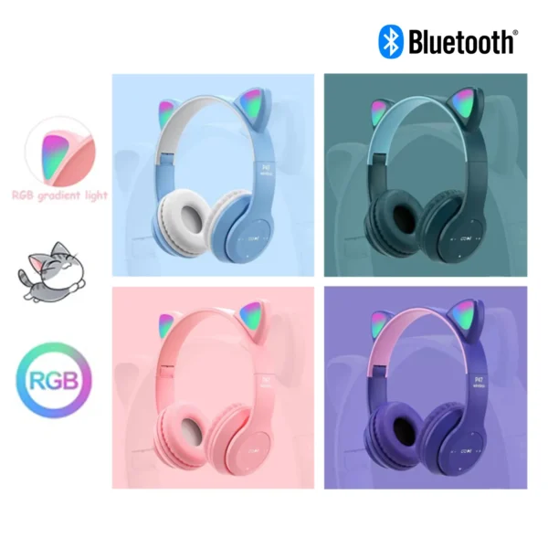 Audífonos Bluetooth P47 CAT TGB