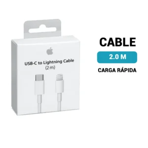 Cable Tipo C a Lightning para iPhone 2 metros