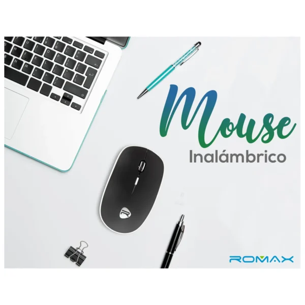 mouse inalambrico marca romax